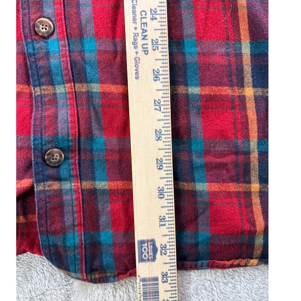 Duluth Trading Co Mens 4XL Plaid Flannel Shirt‎ Relaxed Fit Workwear Heritage - Picture 8 of 11